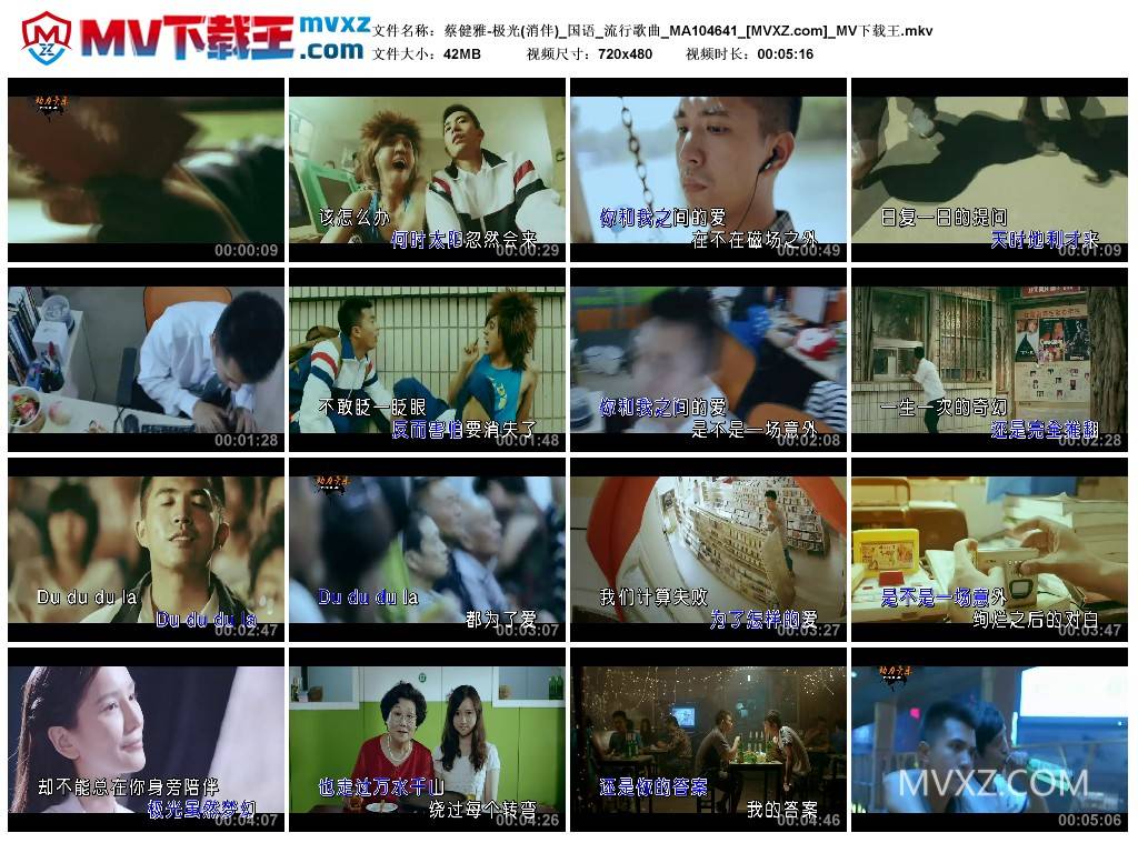 蔡健雅-极光(消伴)_国语_流行歌曲_MA104641
